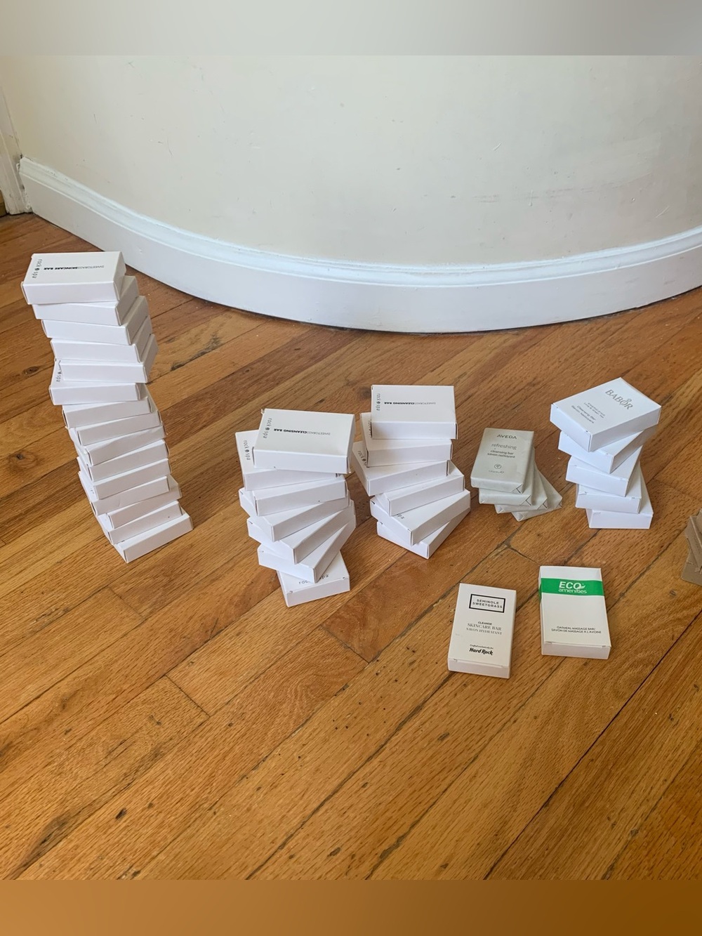 Huge bundle of 44 travel soap bars